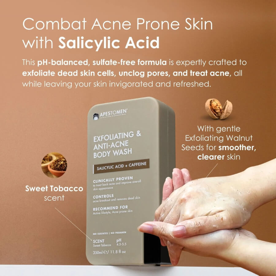 Apestomen Exfoliating & Anti-Acne Body Wash