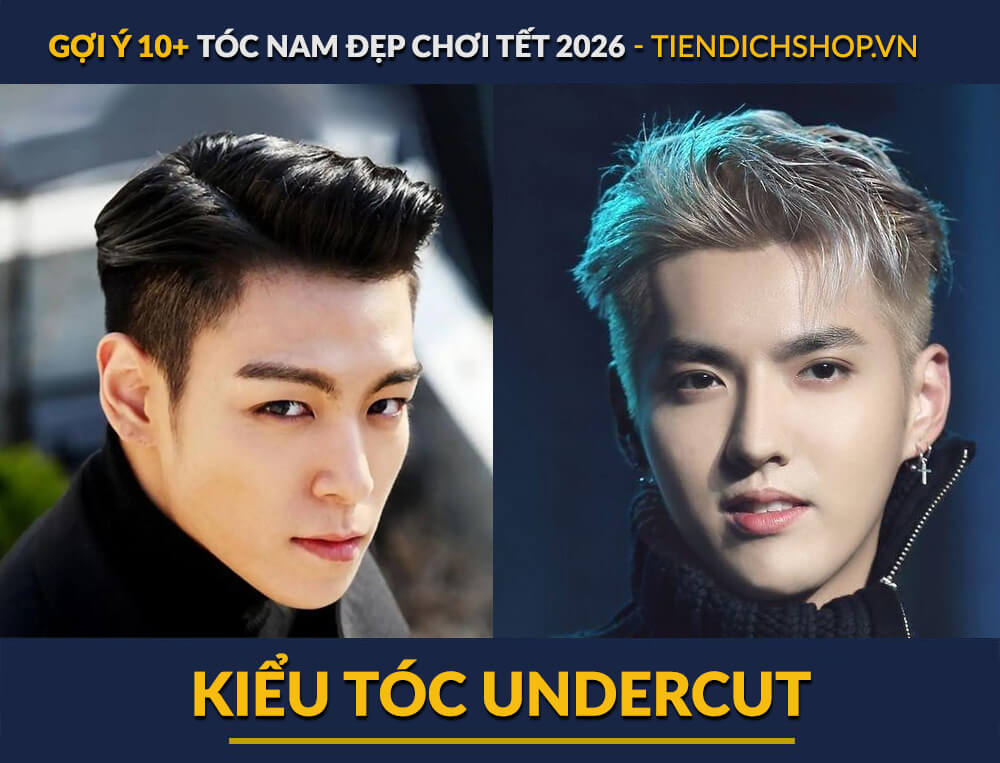TÓC NAM ĐẸP CHƠI TẾT Kiểu tóc nam Undercut
