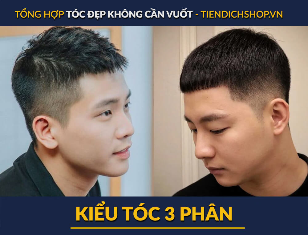 kiểu tóc Kiểu tóc 3 Phân (Buzz Cut) đẹp không cần vuốt