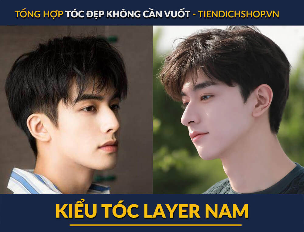 kiểu tóc Layer nam đẹp không cần vuốt