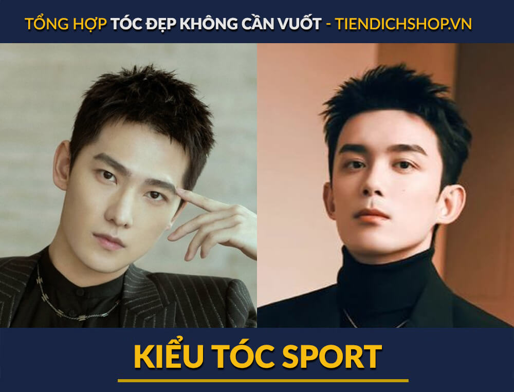 kiểu tóc Sport nam đẹp không cần vuốt