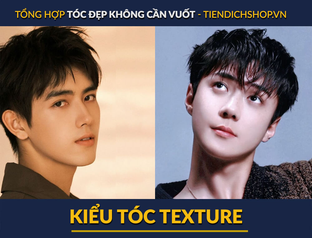 kiểu tóc Texture nam đẹp không cần vuốt