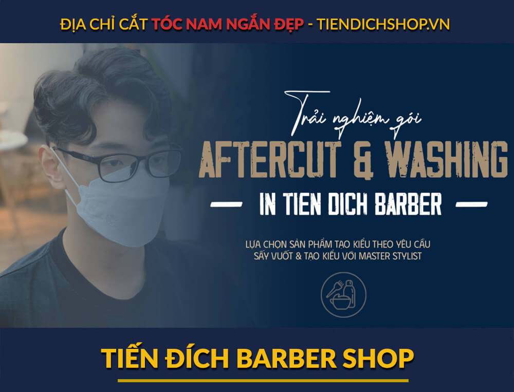 địa chỉ cắt tóc ngắn đẹp nhất - Tiến Đích Barber Shop