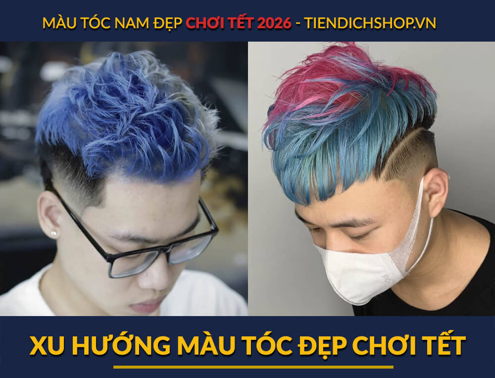 xu hướng màu tóc nam đẹp 2026
