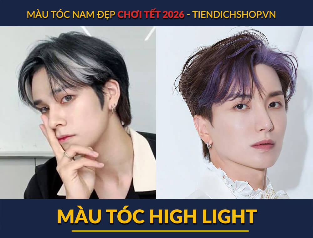 Màu tóc nam Highlight