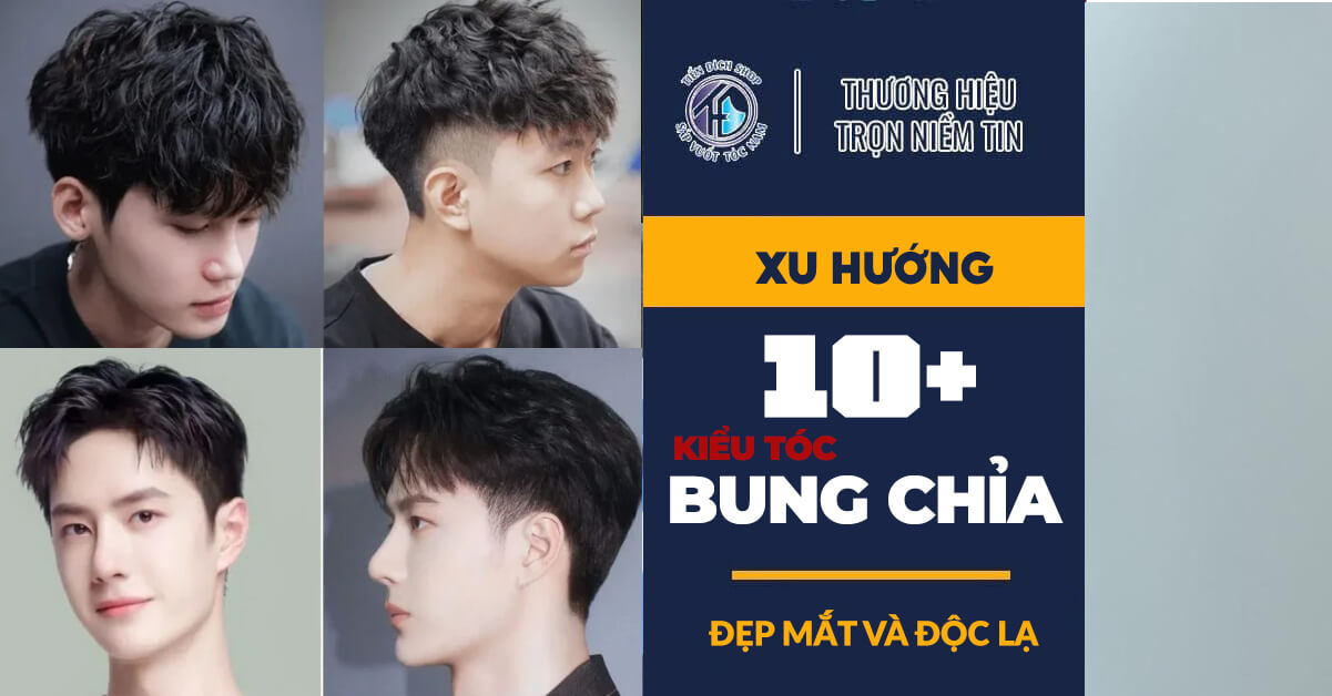tóc mai bung chỉa đẹp