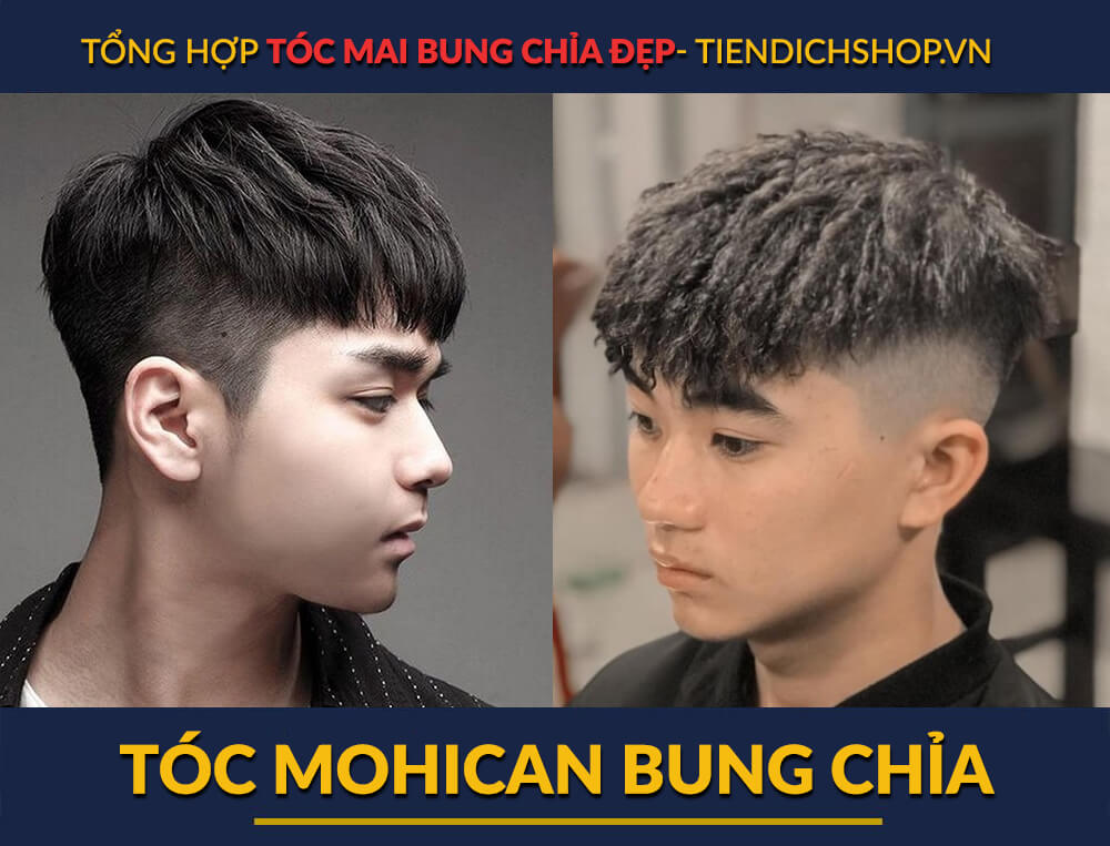 Kiểu tóc Mohican chỉa đẹp