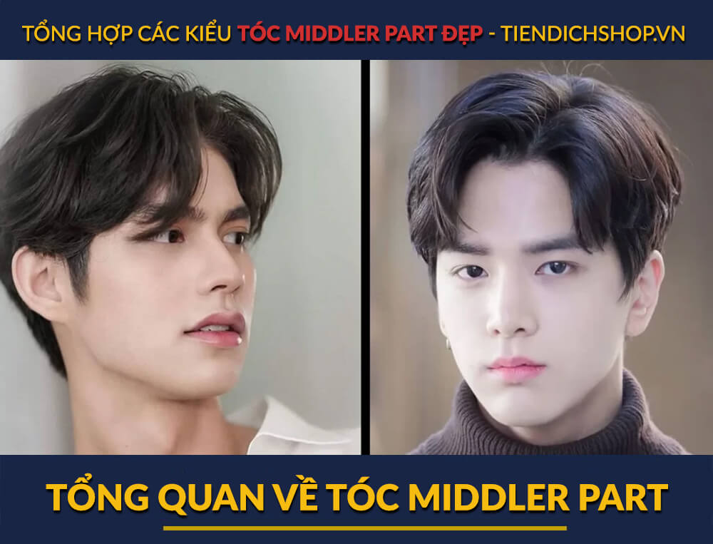 Tóc Middle Part nam