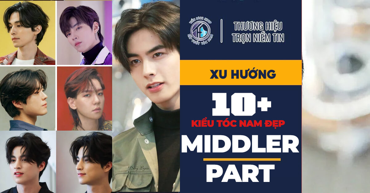 tóc Middle Part nam đẹp