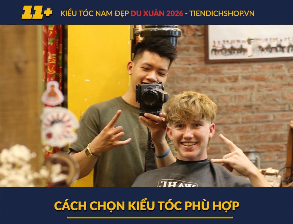 kiểu tóc đẹp du xuân phù hợp