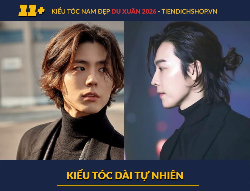 Kiểu tóc dài tự nhiên