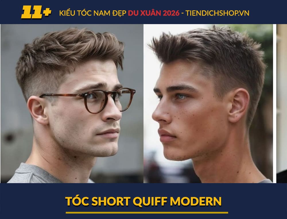 Kiểu Short Quiff Modern