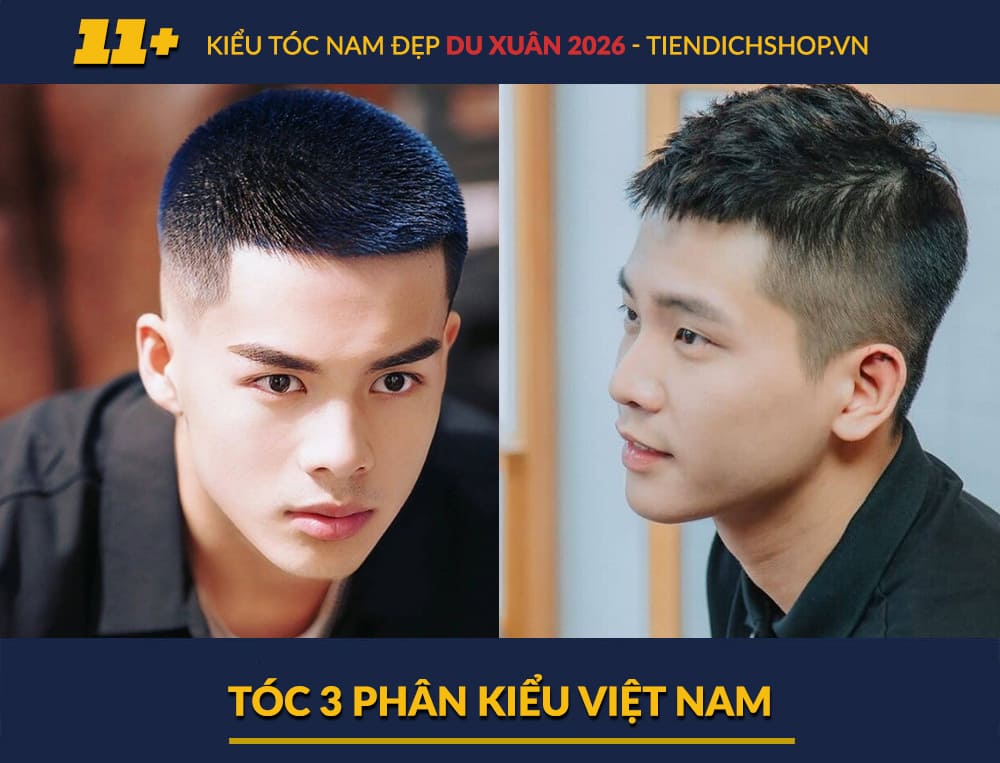 Tóc 3 phân kiểu Việt Nam