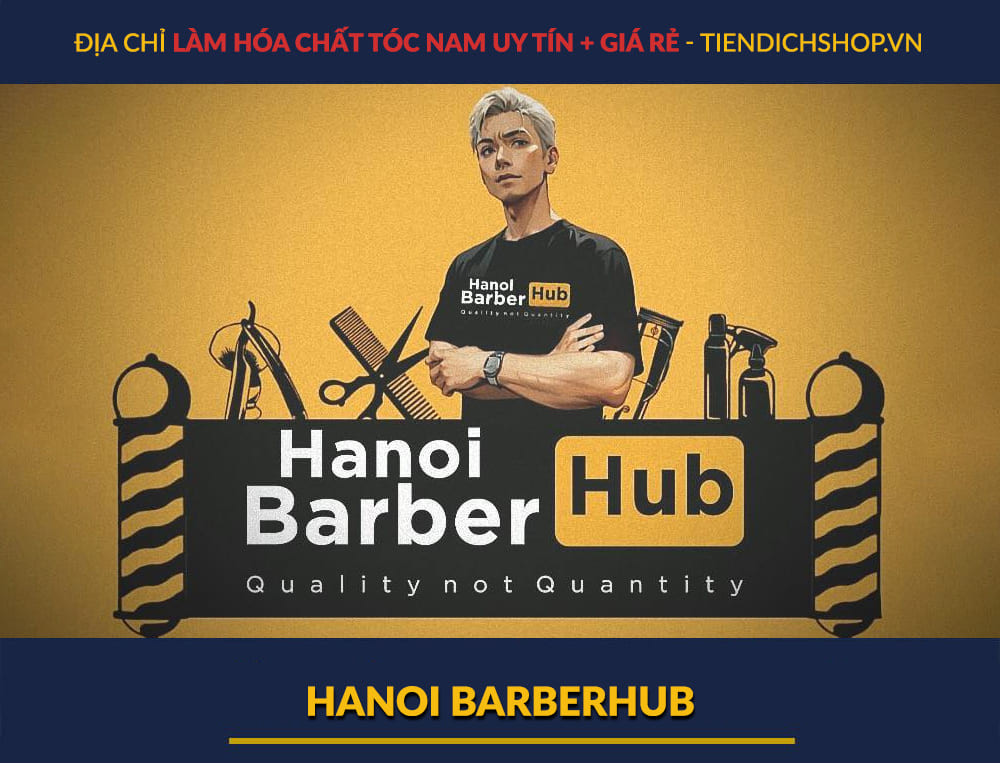 địa chỉ làm hóa chất cho tóc nam uy tín Hanoibarberhub
