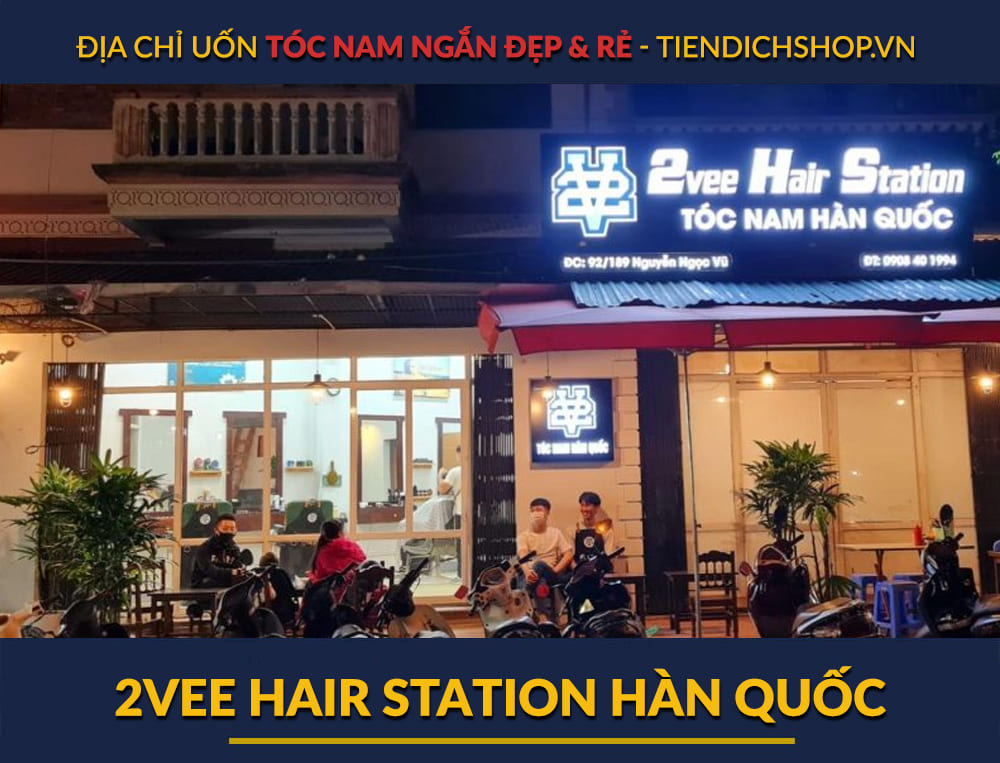 Địa chỉ uốn tóc ngắn đẹp 2Vee Hair Station