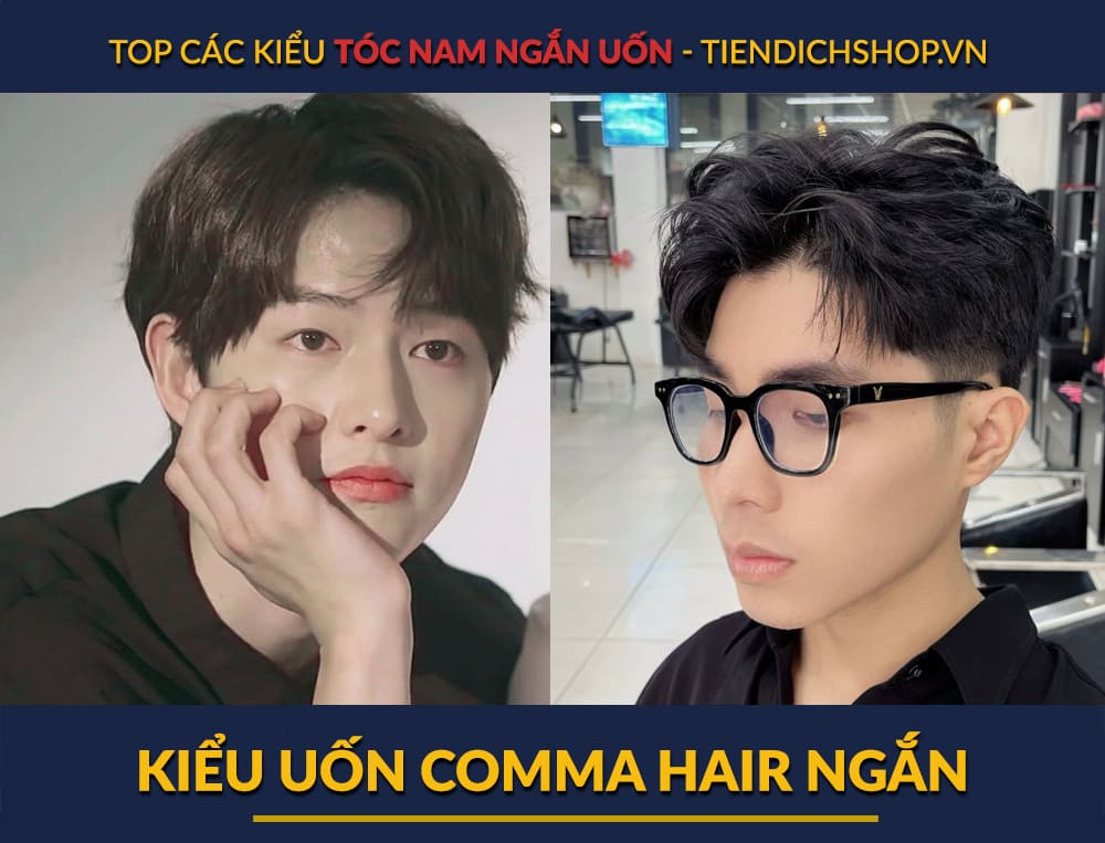Kiểu uốn Comma Hair