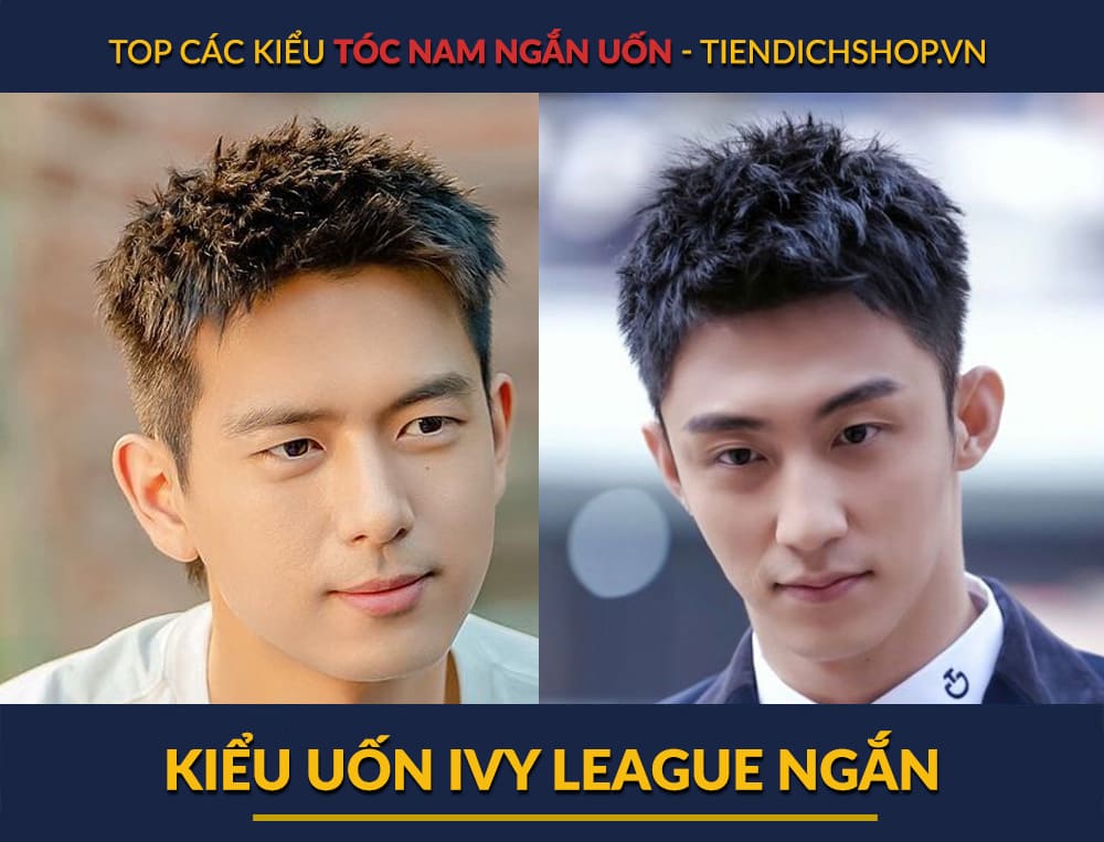 Kiểu uốn Ivy League ngắn