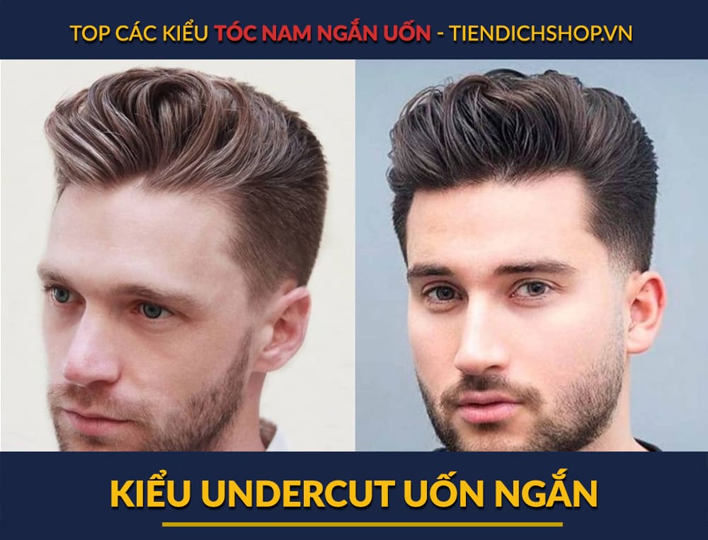 Kiểu uốn Undercut ngắn
