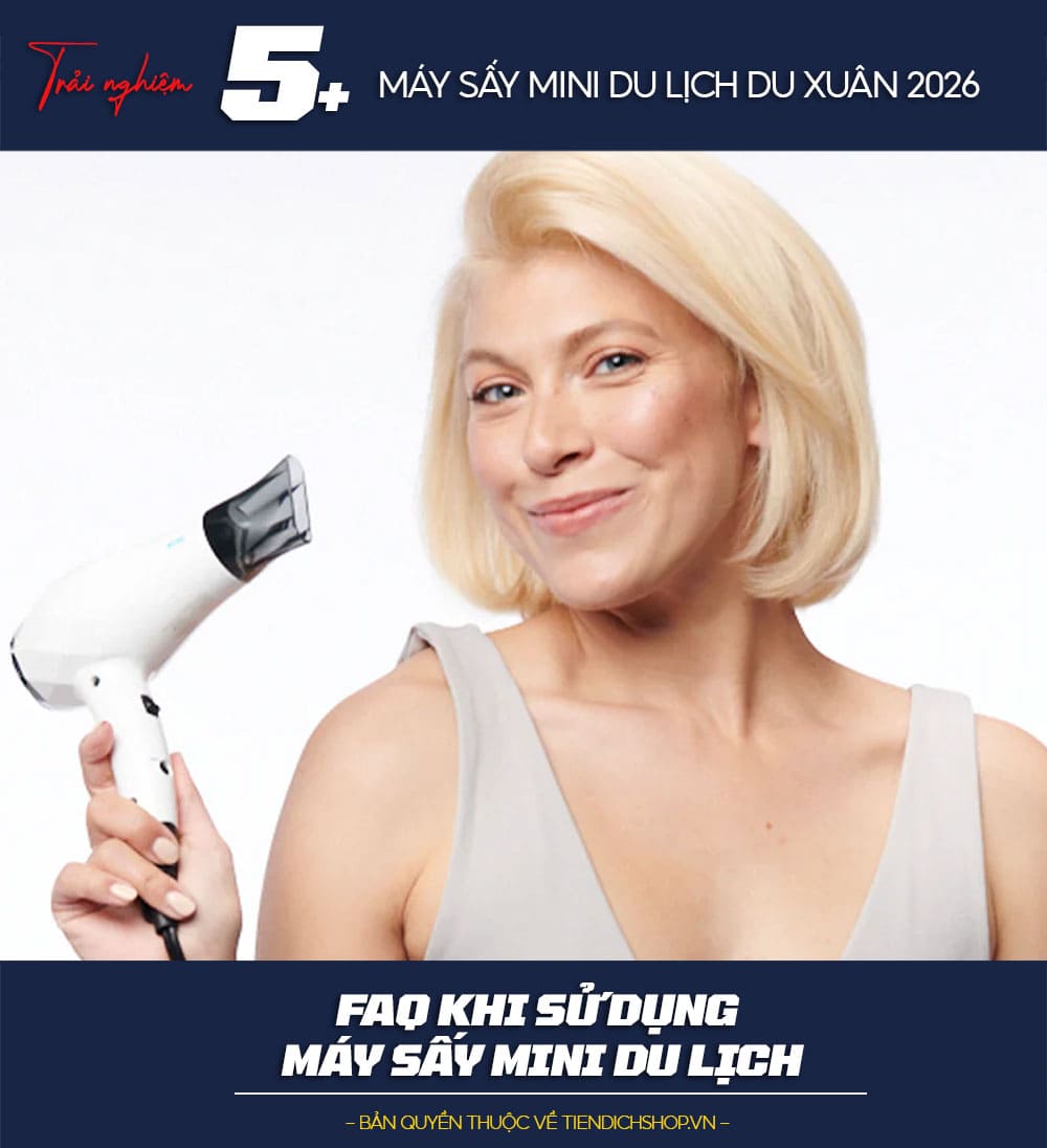 FAQ khi sử dụng máy sấy mini du lịch