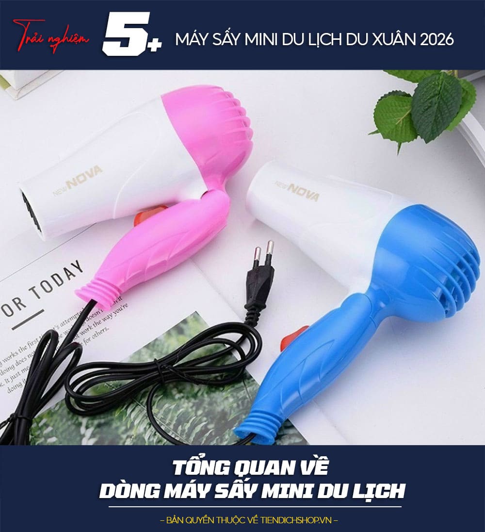 Tổng quan về dòng máy sấy mini du lịch