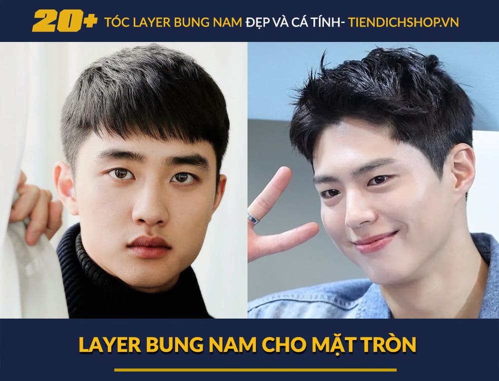 Layer bung nam cho mặt tròn