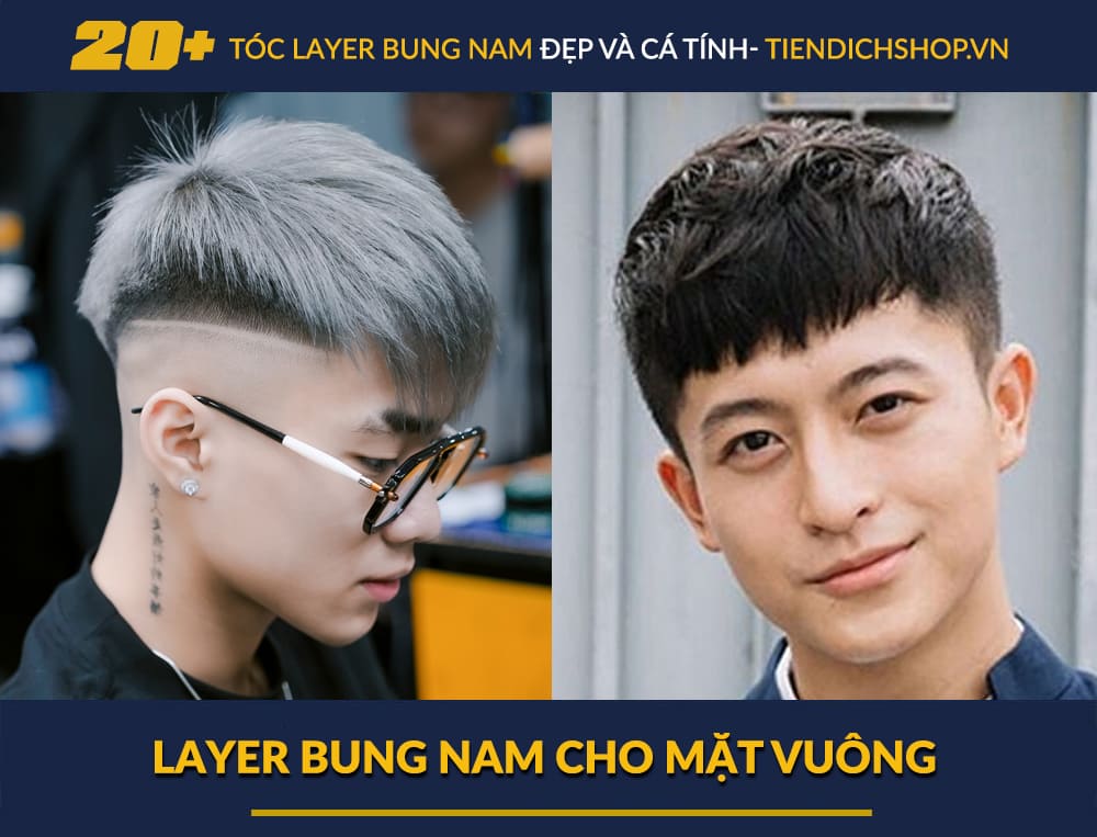 Layer bung nam cho mặt vuông