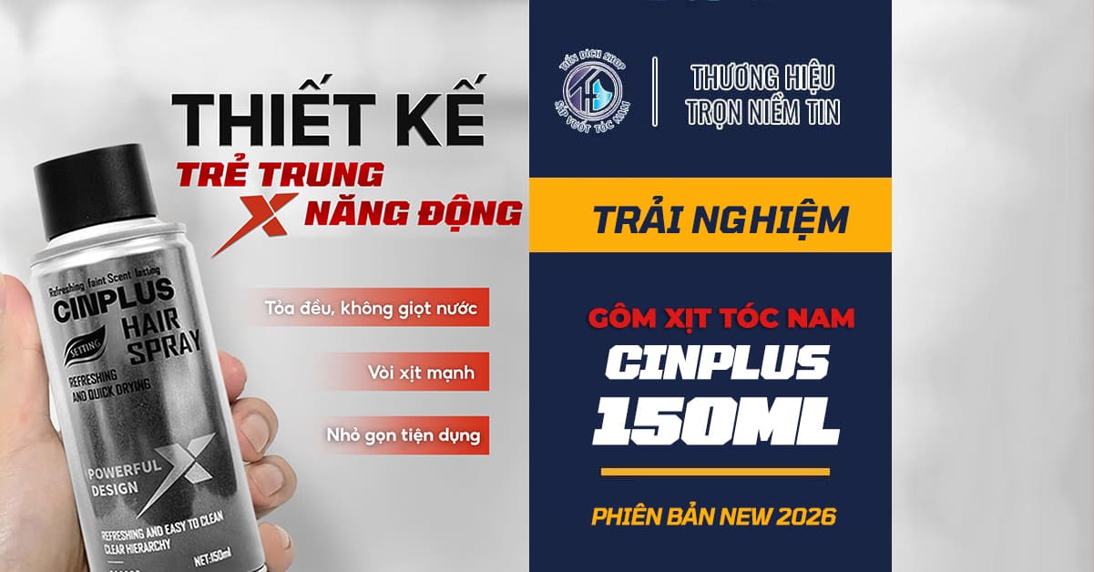 gôm Cinplus 150ml bản 2026