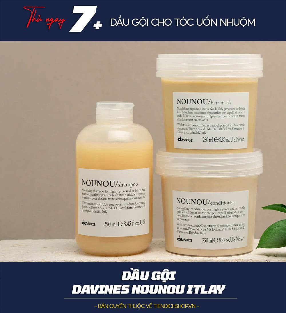 VV88a dịch vụ hỗ trợ 24/7 Davines Nounou Itlay cho tóc uốn nhuộm