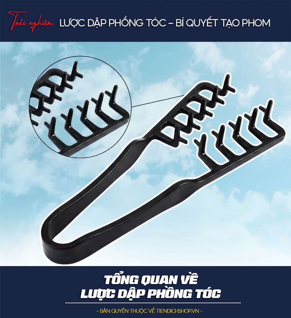 tổng quan về lược dập phồng tóc