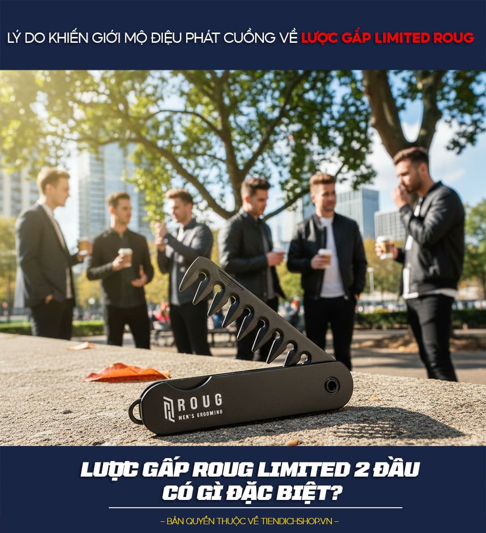 Lược gấp Roug Limited 2 đầu có gì đặc biệt?