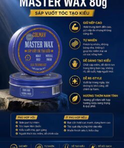 Công dụng của Colmav Master Wax 80g Heavy Hold