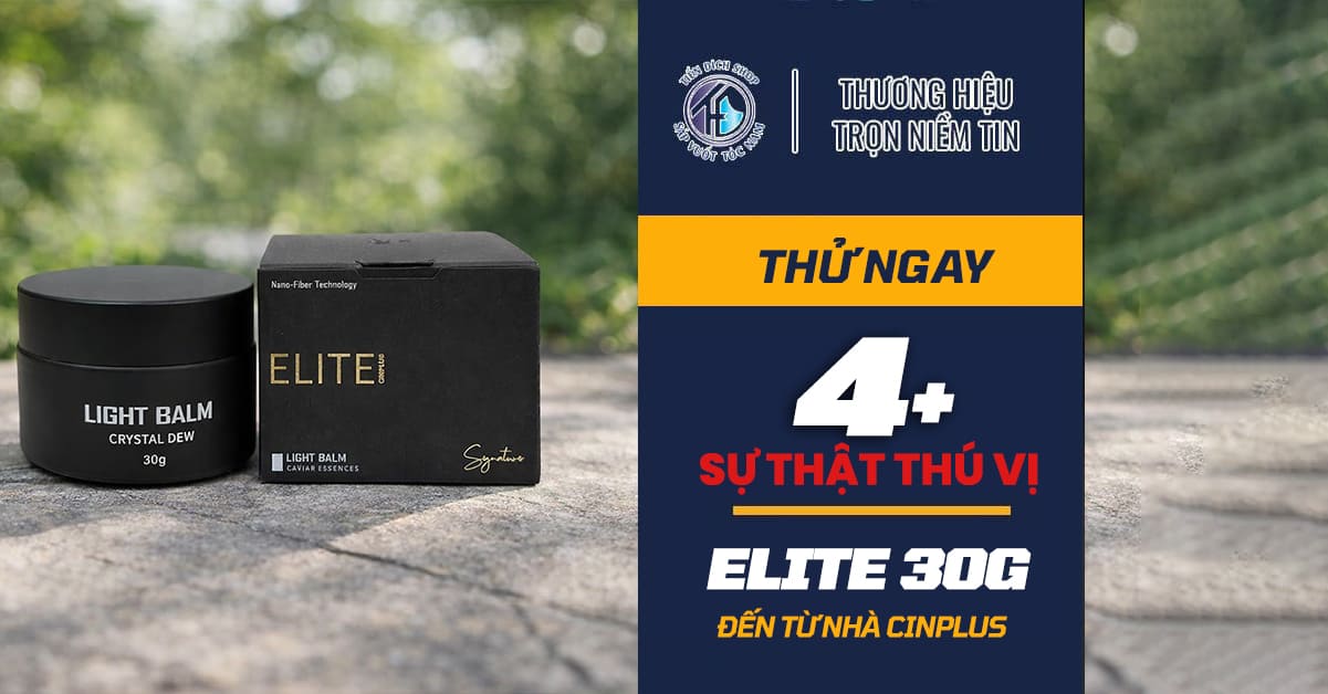 Trải nghiệm sáp Cinplus Elite 30g Light Balm