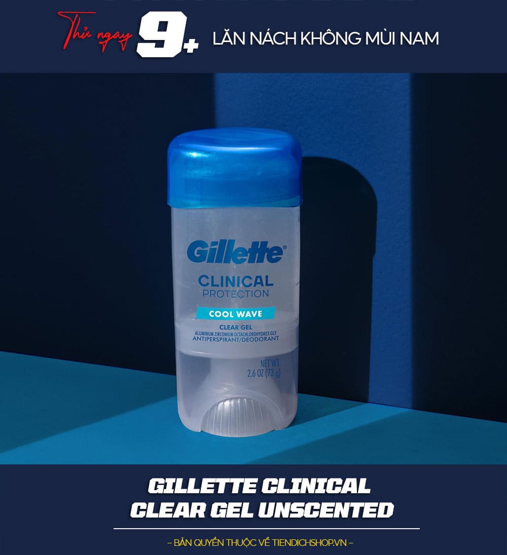 Gillette Clinical Clear Gel Unscented