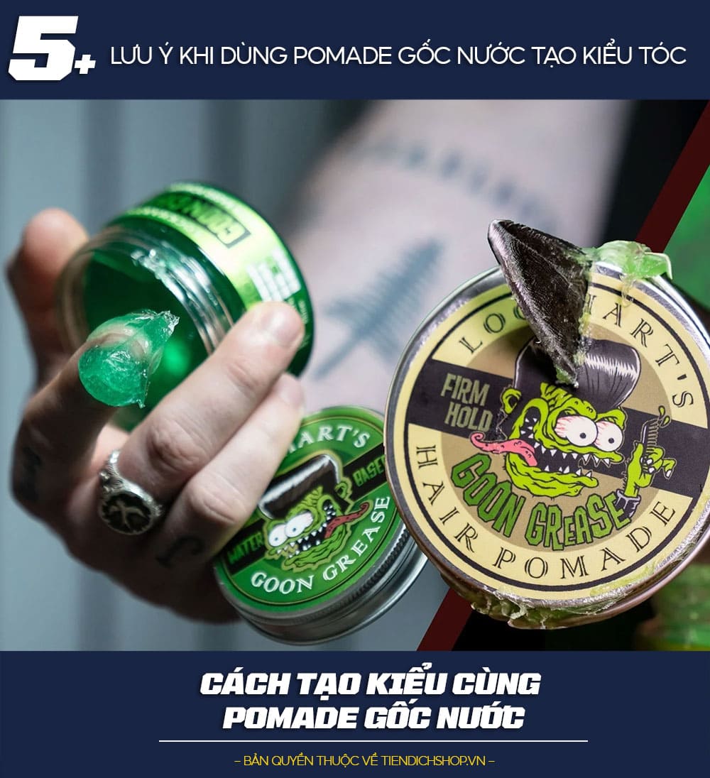 Cách sử dụng Pomade đúng cách hàng ngày