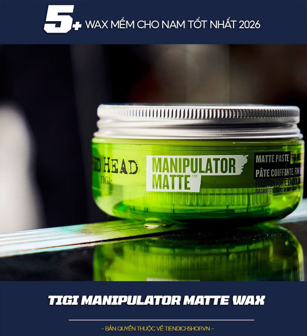 wax mềm Tigi Manipulator Matte Wax