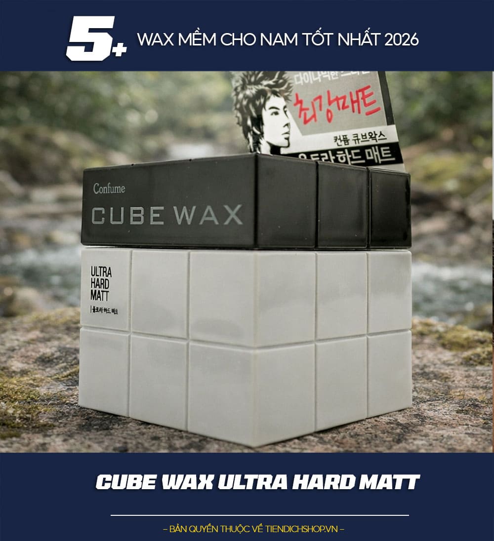 wax mềm Cube Wax Ultra Hard Matt