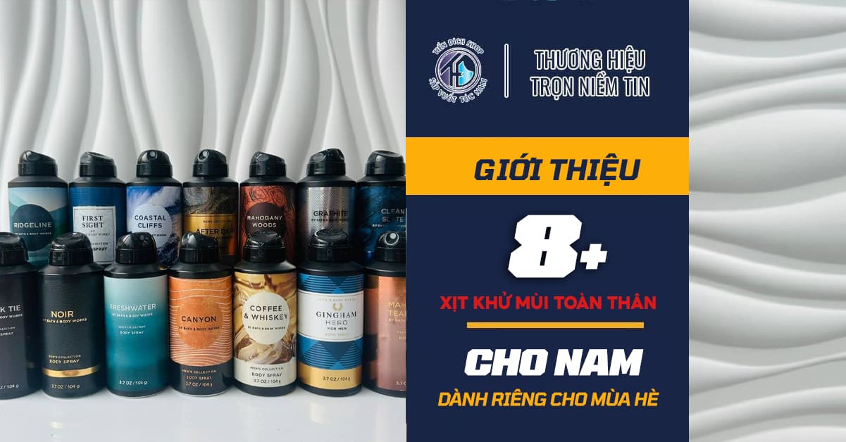 Xịt khử mùi toàn thân cho nam