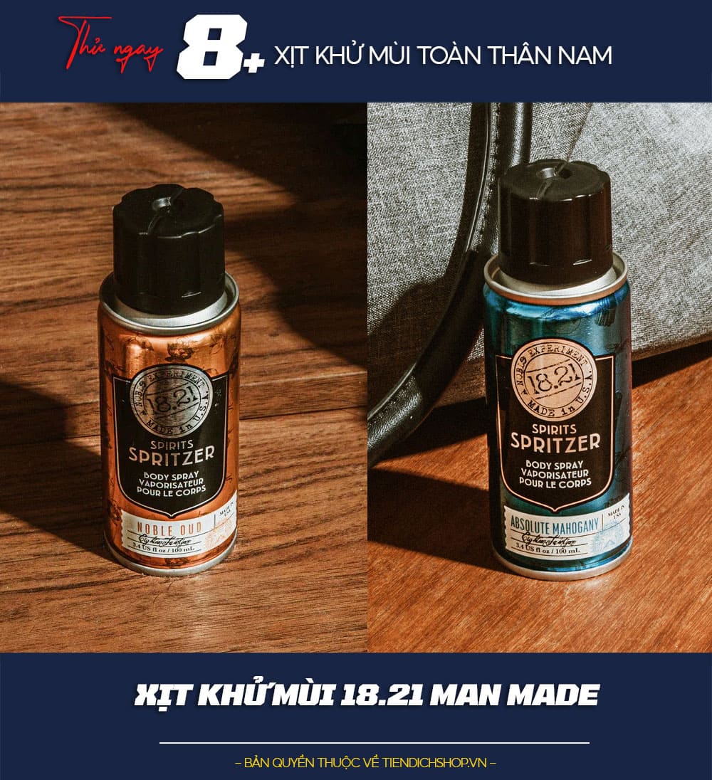 Xịt khử mùi 18.21 Man Made