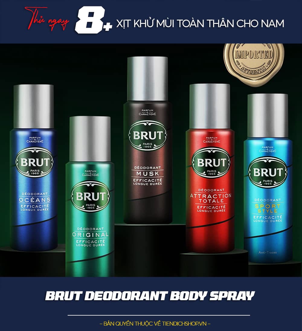 Brut Deodorant Body Spray