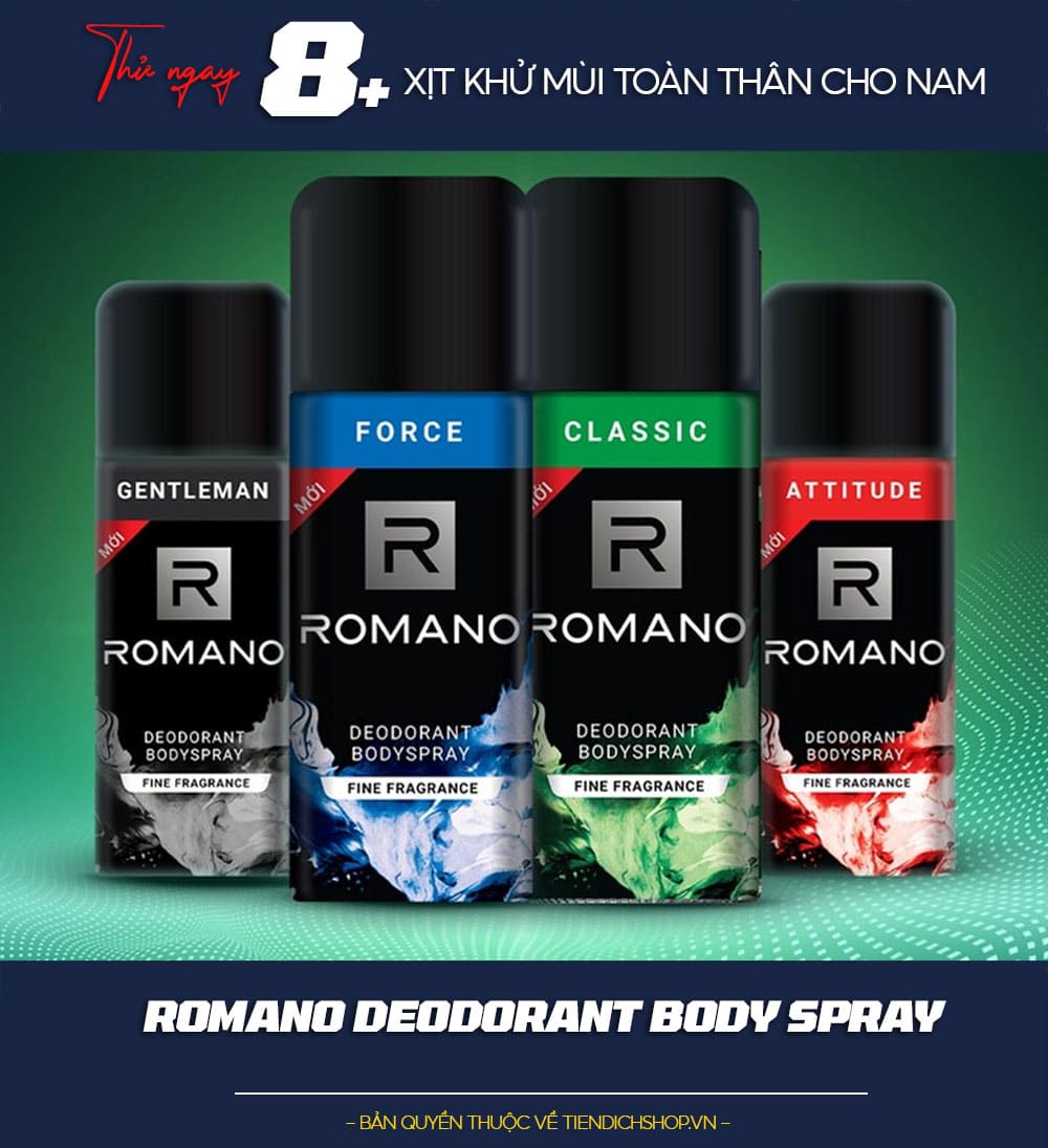 Romano Deodorant Body Spray