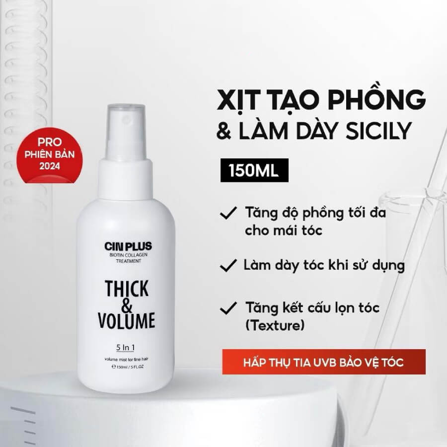 Xịt dưỡng tóc Cinplus 150ml